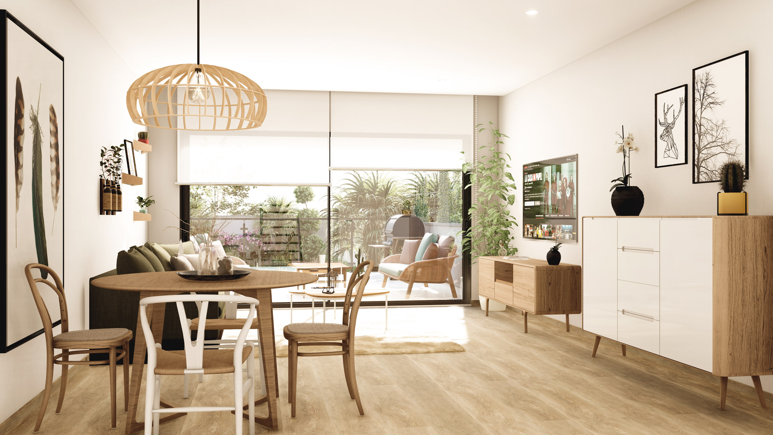 Salón comedor. ZENIT Cooperativa de viviendas